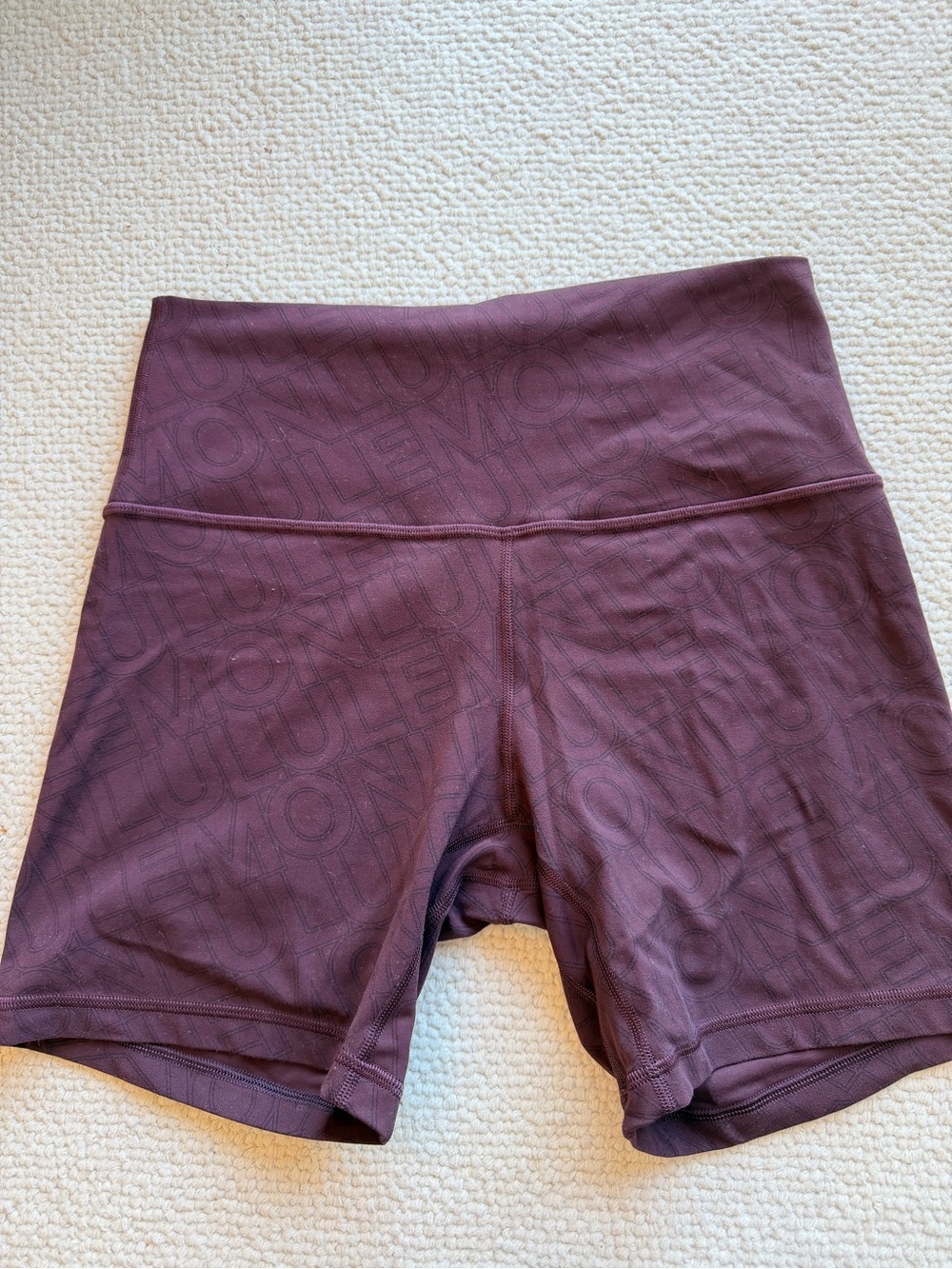 lululemon athletica High-Waist Bike Shorts — Plum Align